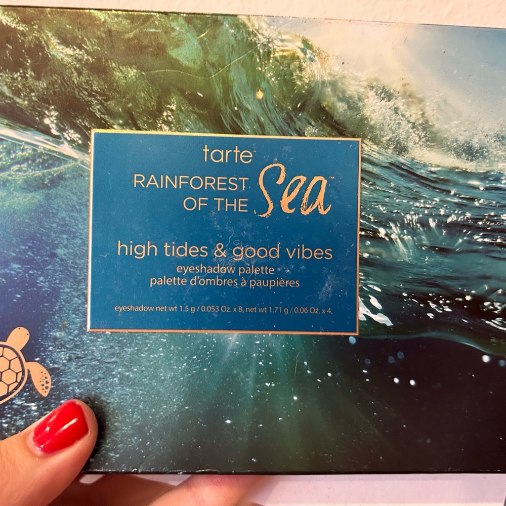 Tarte eyeshadow palette- rainforest of the sea